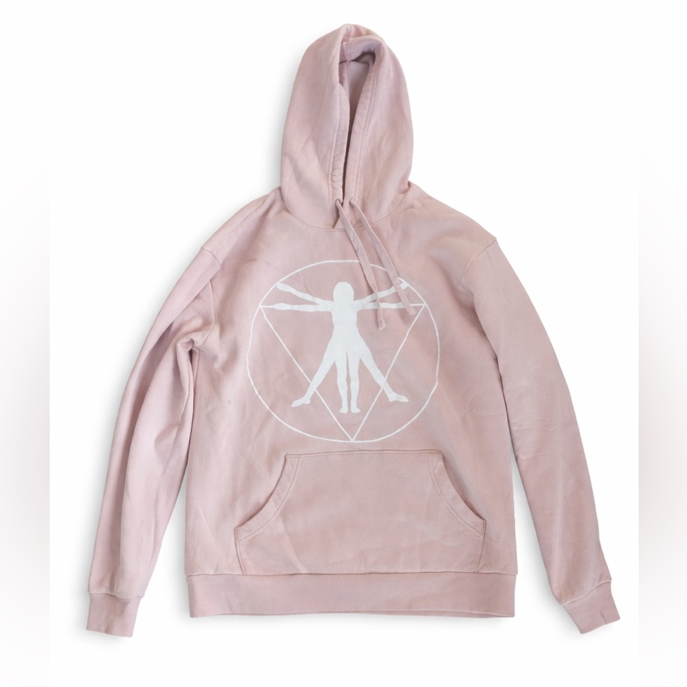 Angels & Airwaves AVA Pink Graphic Hoodie Pullover Size Large